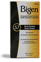 Bigen Permanent Powder Hair Color 57 Dark brown