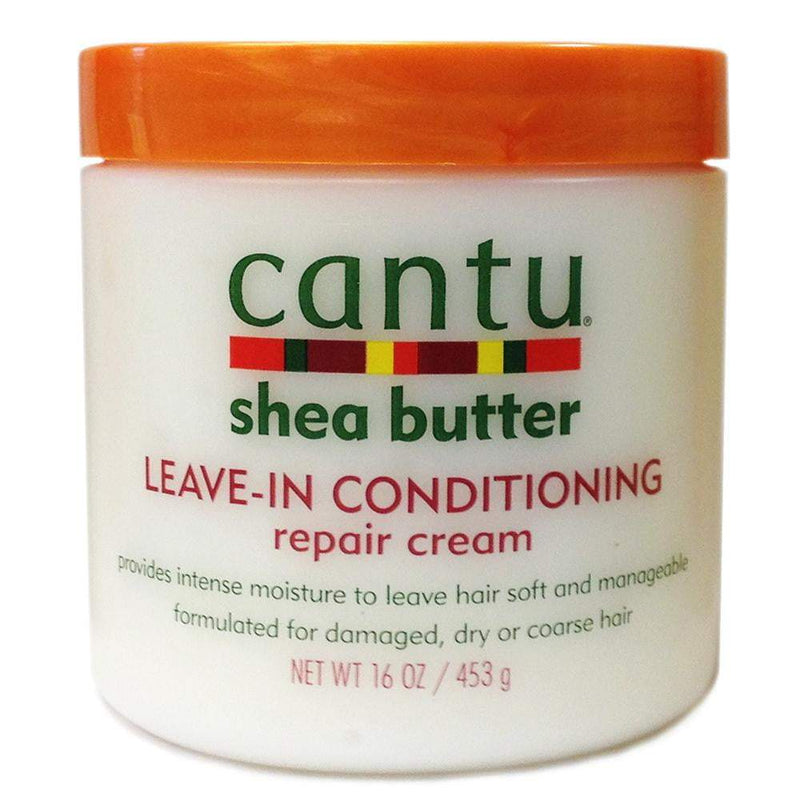 Cantu Shea Butter Leave in Conditioning Repair Cream.