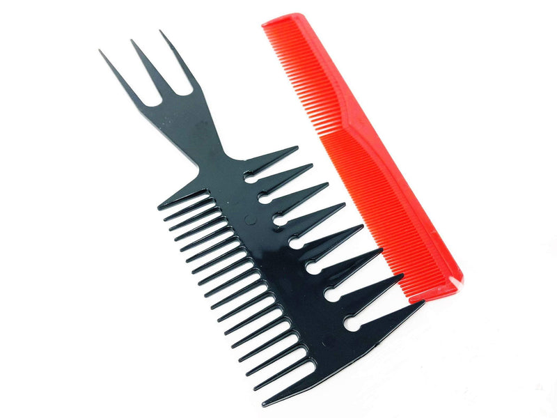 looks 3 way comb with free taper comb.