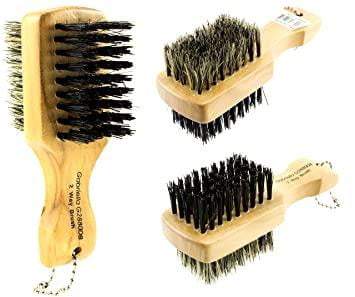 Mini double sided soft/hard brush.