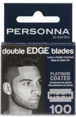 Personna X-Series Platinum Coated Double Edge Razor Blades [100 Pack].