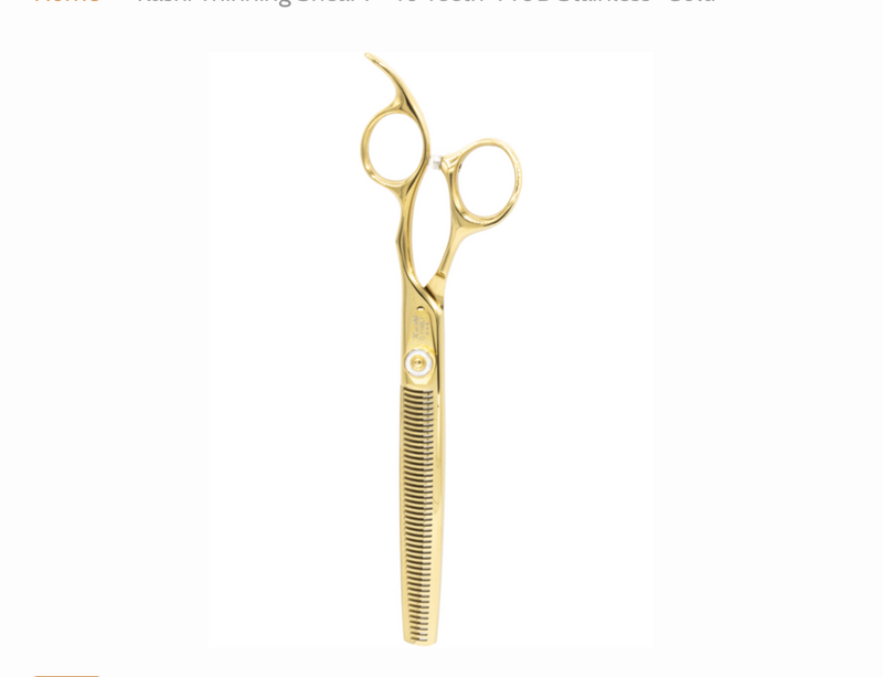 KASHI Gold thinning texturizing shear – 3 sizes available