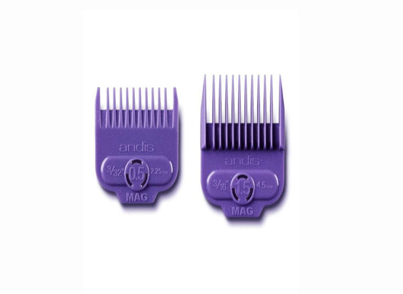 Andis master Single magnetic comb set 0.5 and 1.5