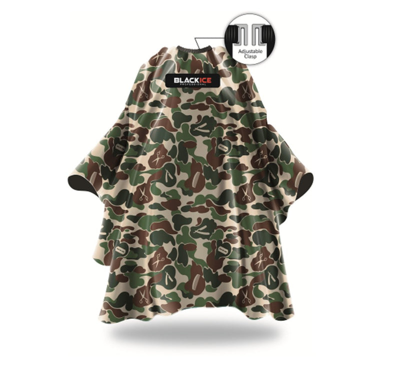 BlackIce CAMO Barber Cape