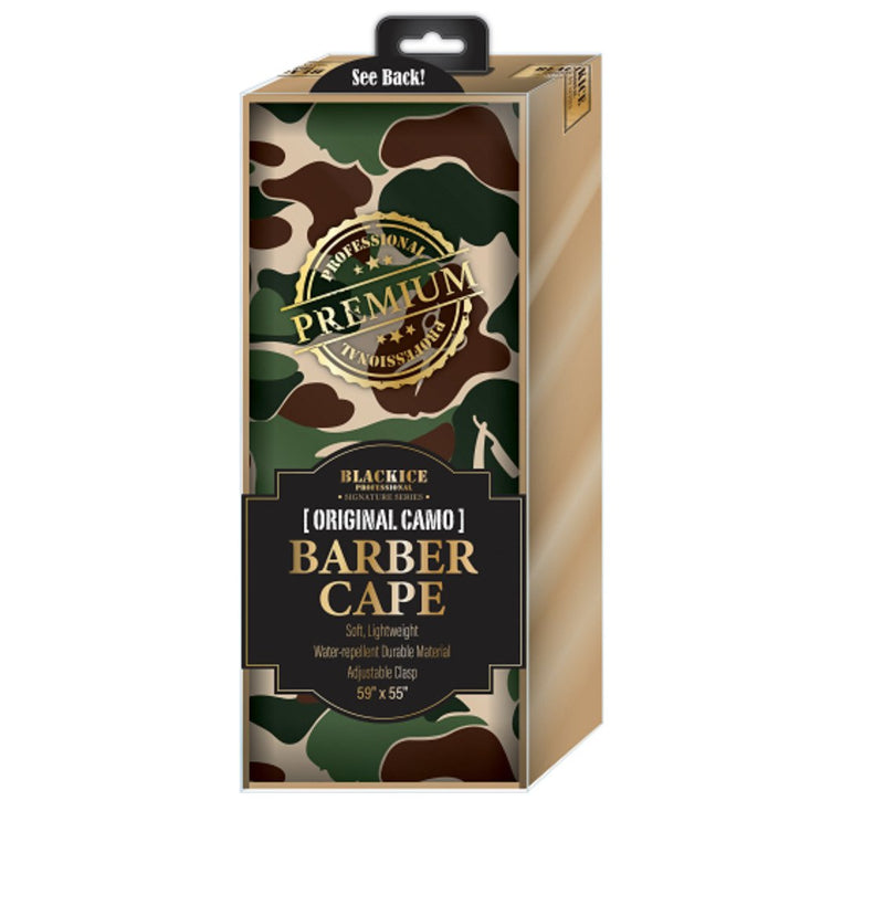 BlackIce CAMO Barber Cape