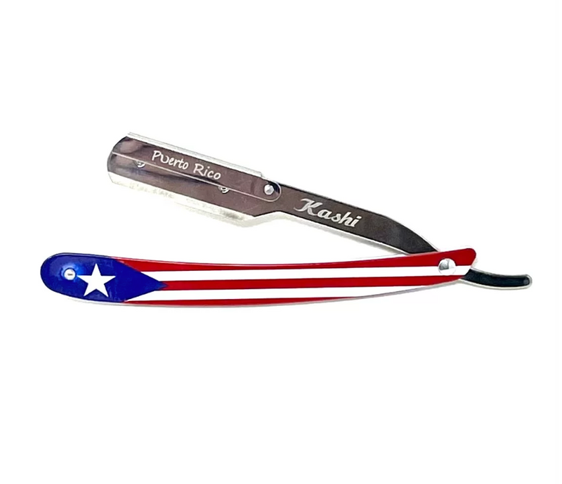 kashi Puerto Rico Flag Swing Razor Holder