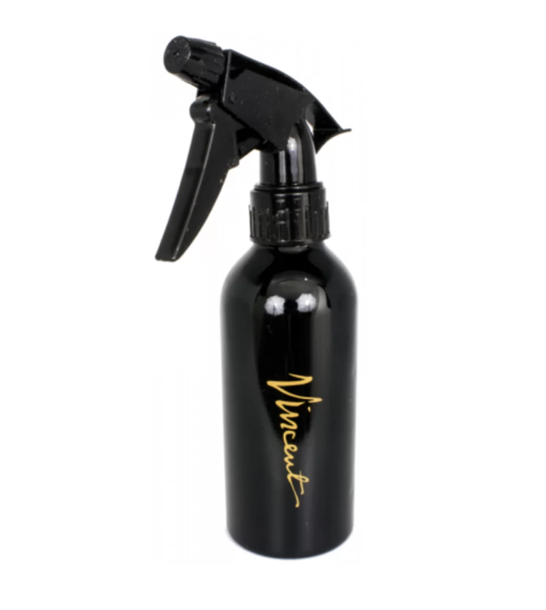 Vincent Aluminium Spray Bottle Black 10oz vt170