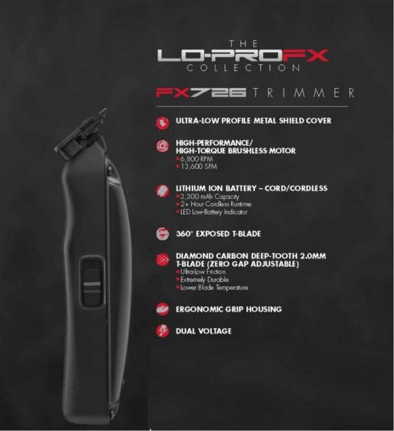BaBylissPRO LO-PROFX726  High Performance Trimmer