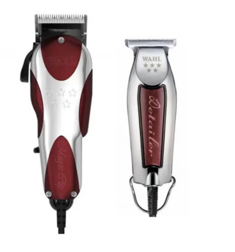 Wahl pro 2pc combo – Corded magic clip & corded 5 star detailer T-wide