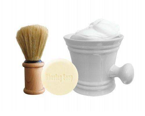 The Shave Factory set [soap, brush,mug].