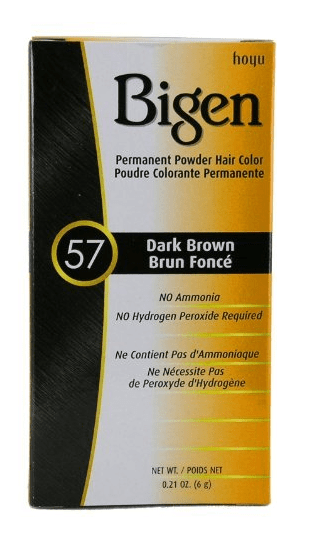 Bigen Permanent Powder Hair Color 57 Dark brown
